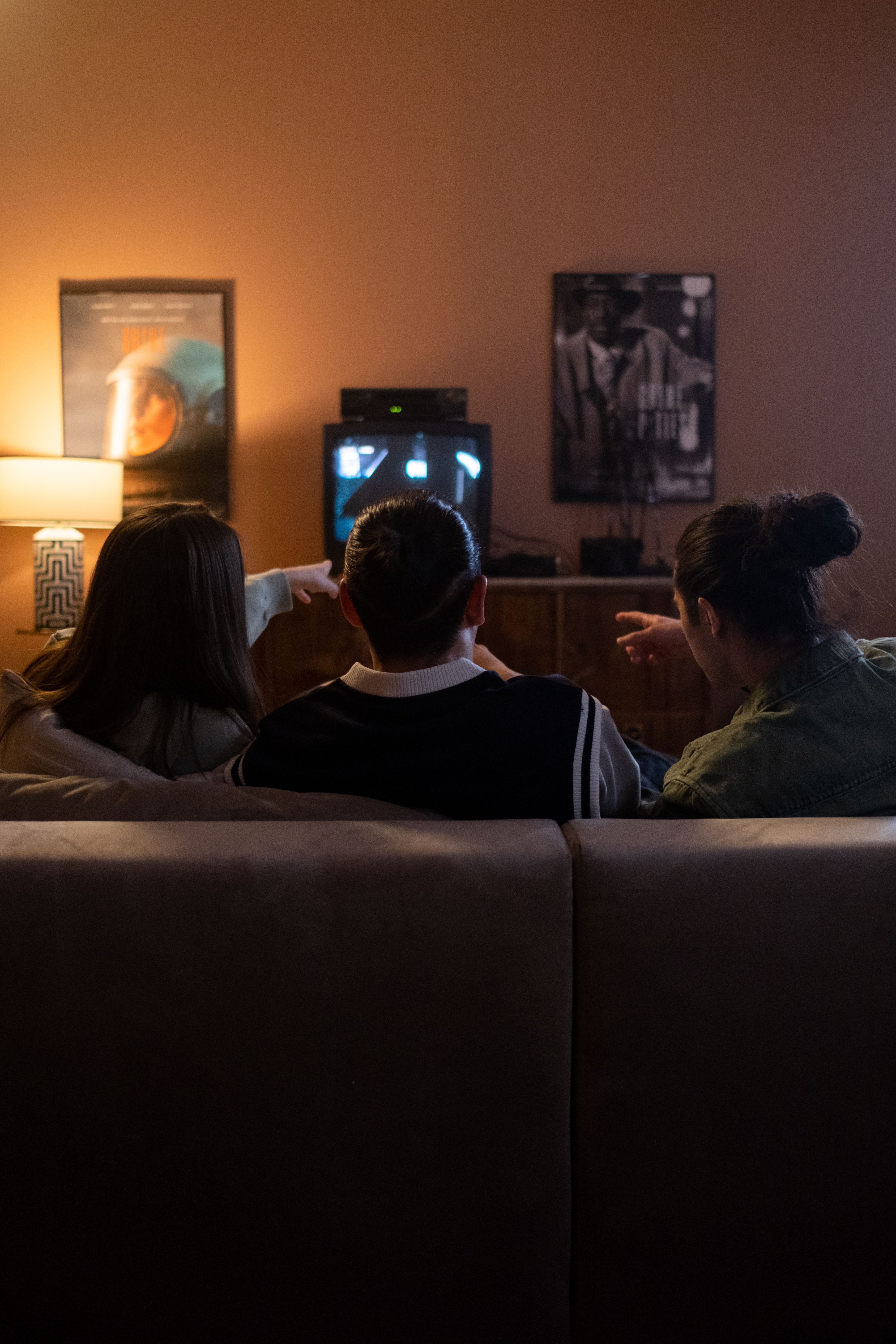 Amazon Firestick connected to a television for IPTV streaming setup