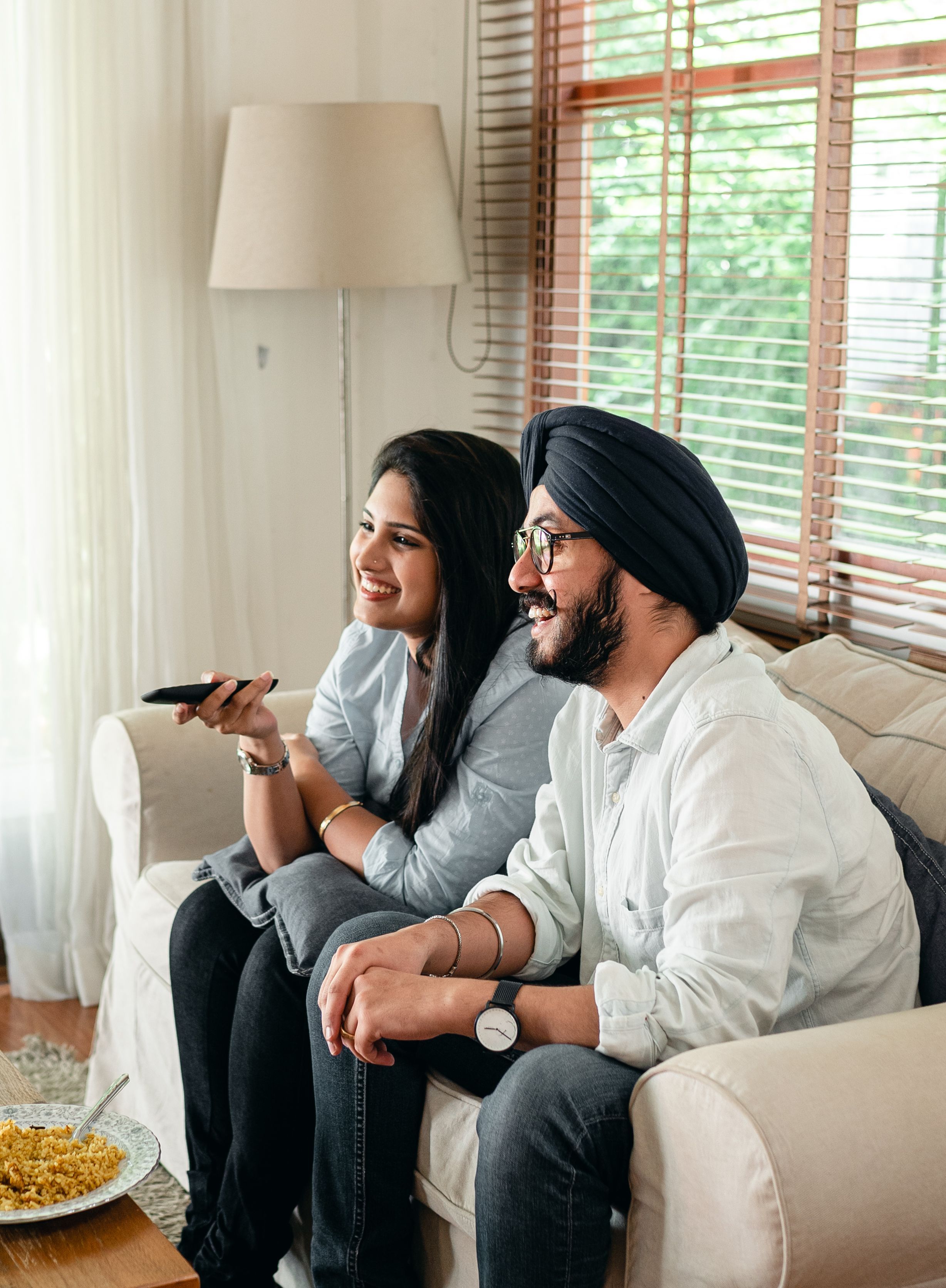 User setting up IPTV service on multiple devices at home